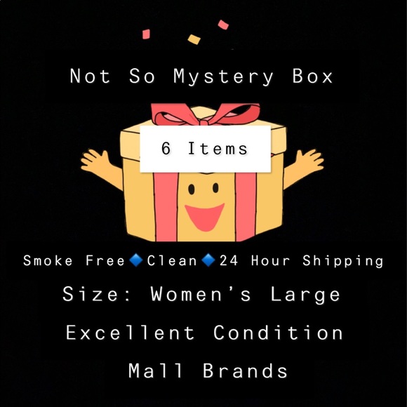 Not So Mystery Box Women’s Large 6 Items - Picture 1 of 5